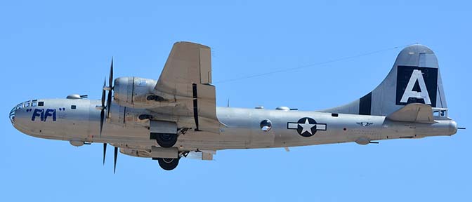 Boeing B-29 Superfortress N529B Fifi, Phoenix-Mesa Gateway Airport, April 15, 2017